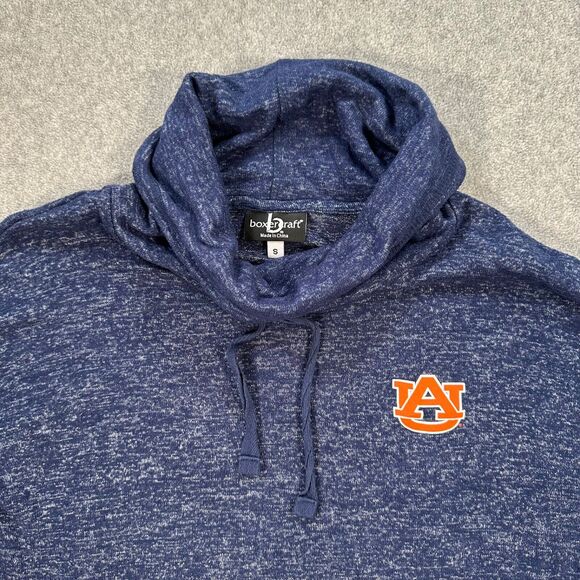 Auburn Tigers Boxercraft Cowl Neck Pullover Women's Small Logo Kangaroo Pocket - Picture 2 of 8